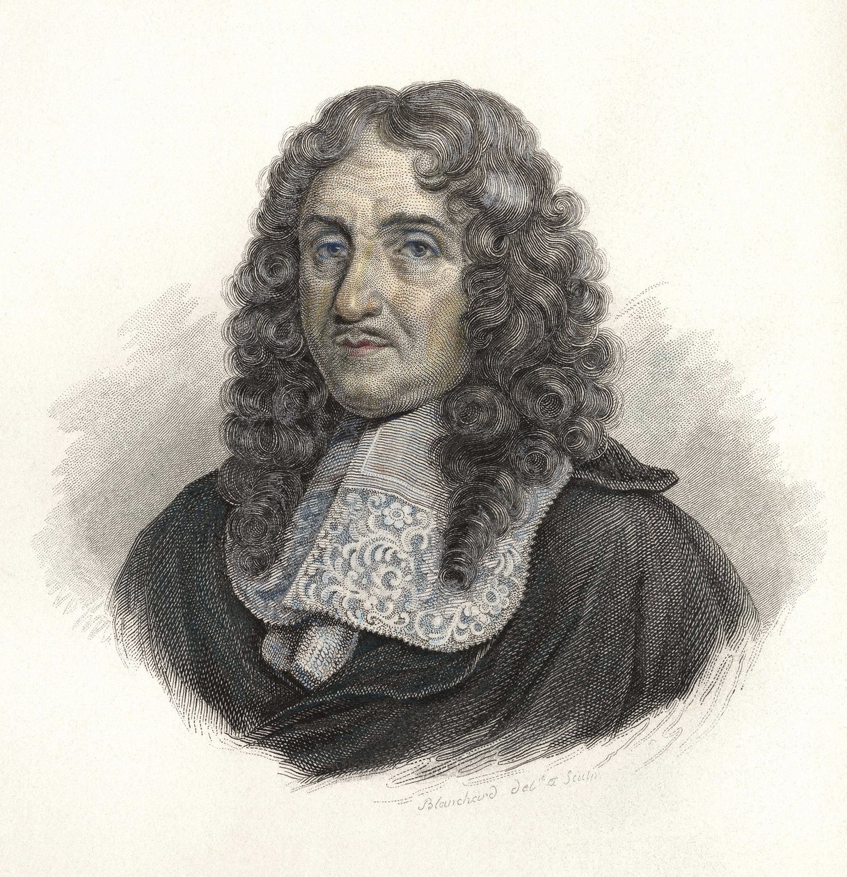Portrét Pierre Paul de Riquet (1604-1680), francouzský inženýr. v „Portrétech užitečných mužů“ od French School