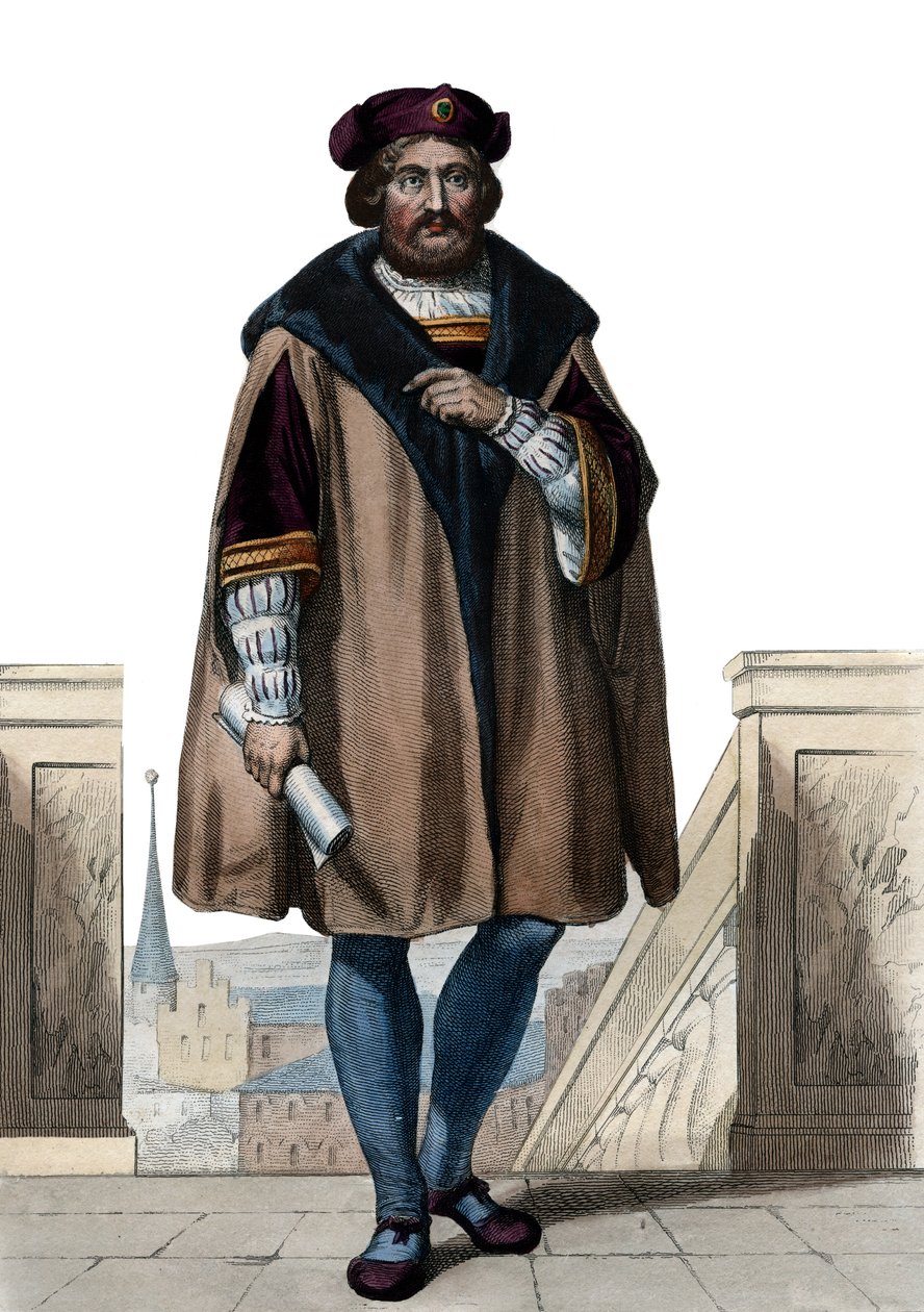Portrét Pierra de Ronsarda (1524-1585), francouzského básníka. od French School