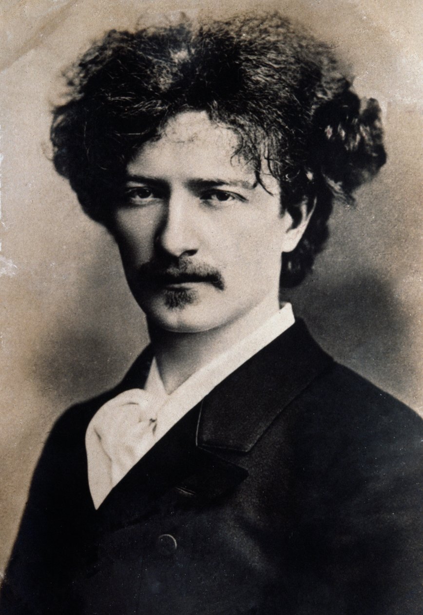 Portrét polského skladatele Ignacyho Jana Paderewského (1860-1941) od French School