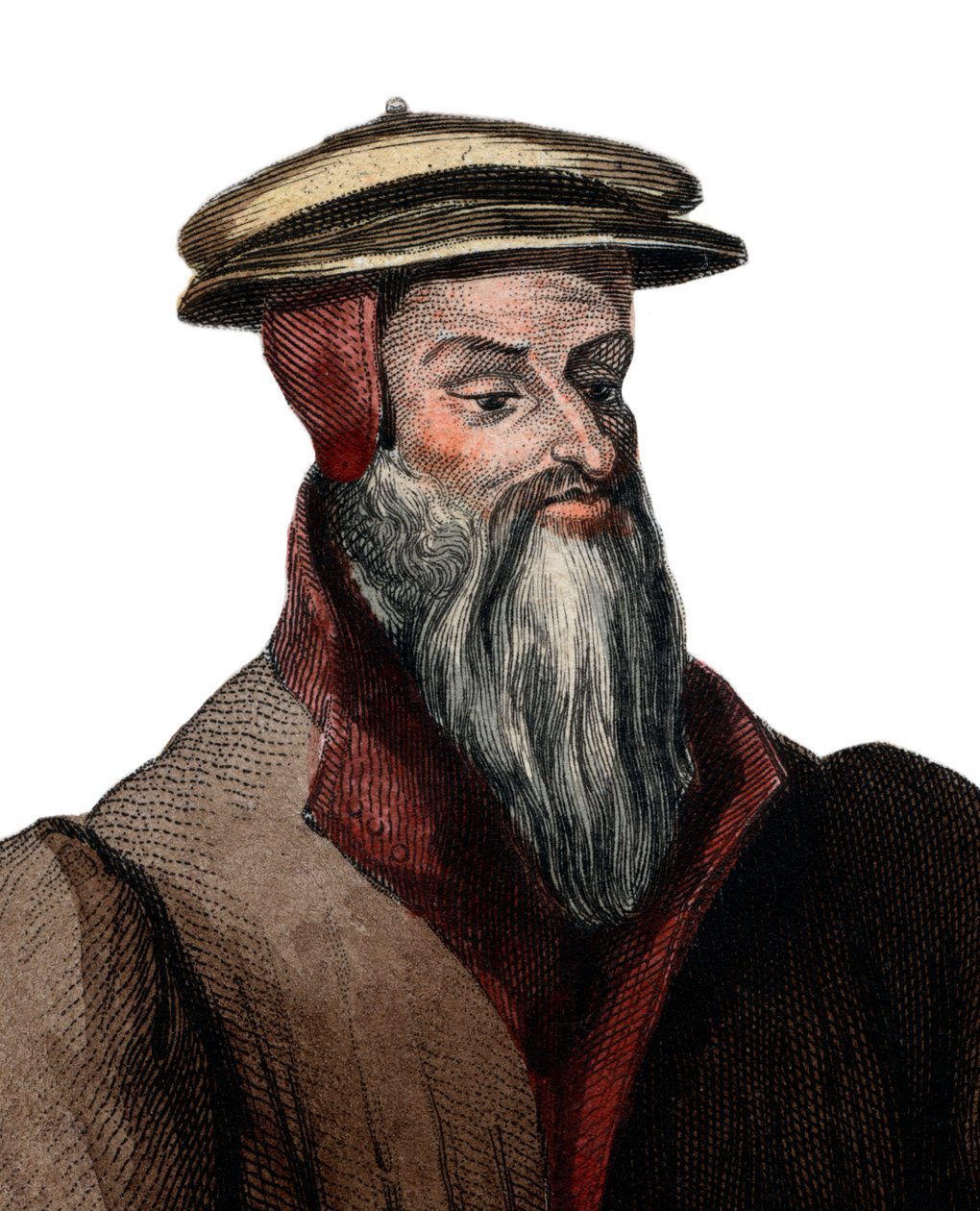 Portrét Roberta I. Estienna (Robert Stephens) (1503-1559), francouzský tiskař. od French School