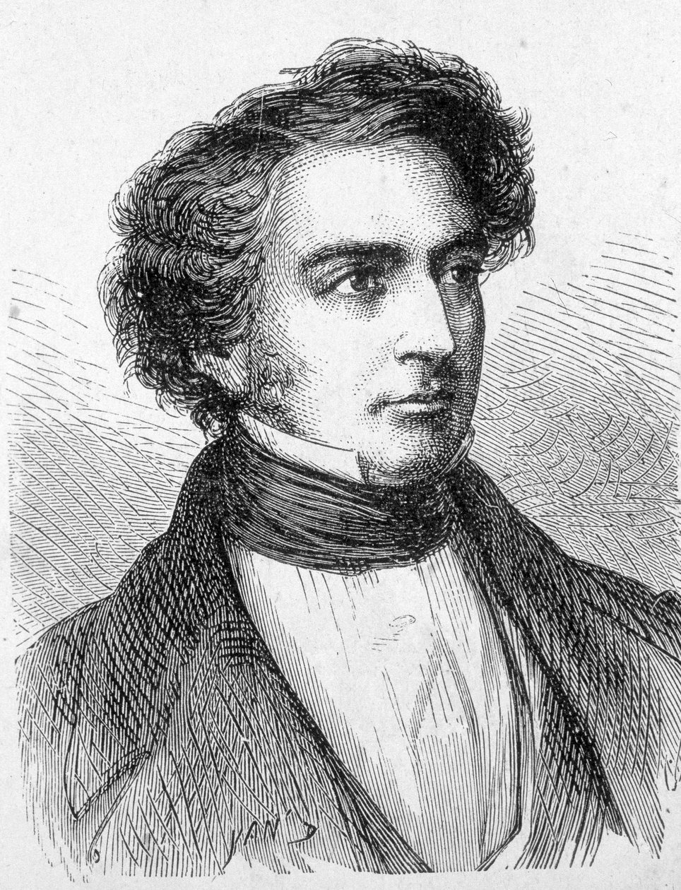 Portrét Roberta Stephensona (1803 - 1859) - v „“ Album of Science; Illustrous Scholars; Velké objevy””” 1896. od French School