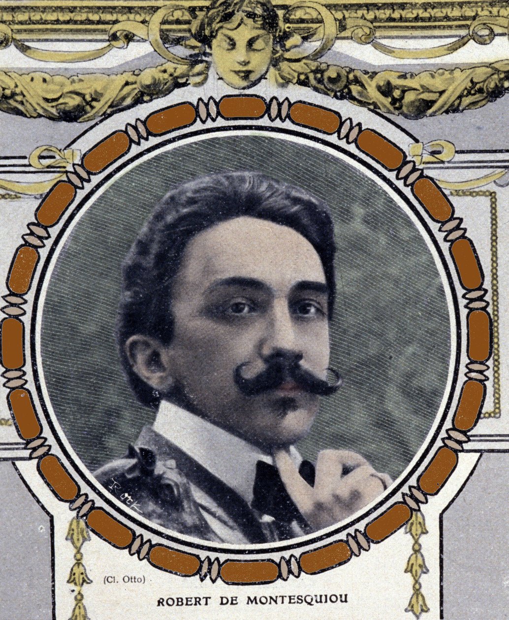 Portrét Roberta de Montesquiou (1855-1921), francouzského spisovatele. od French School