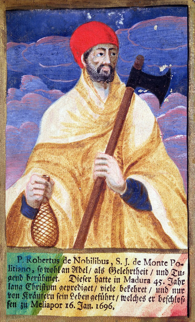 Portrét Roberta de Nobili (1577-1656) od French School