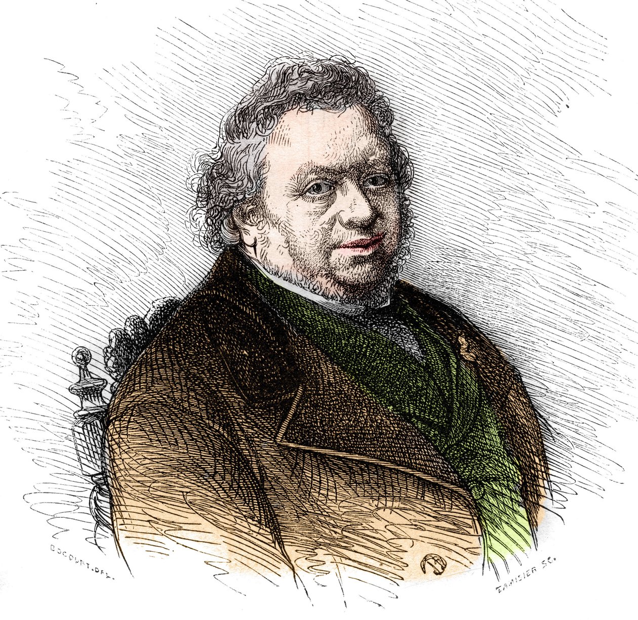 Portrét Saintine (Xavier Boniface de Saintine od French School