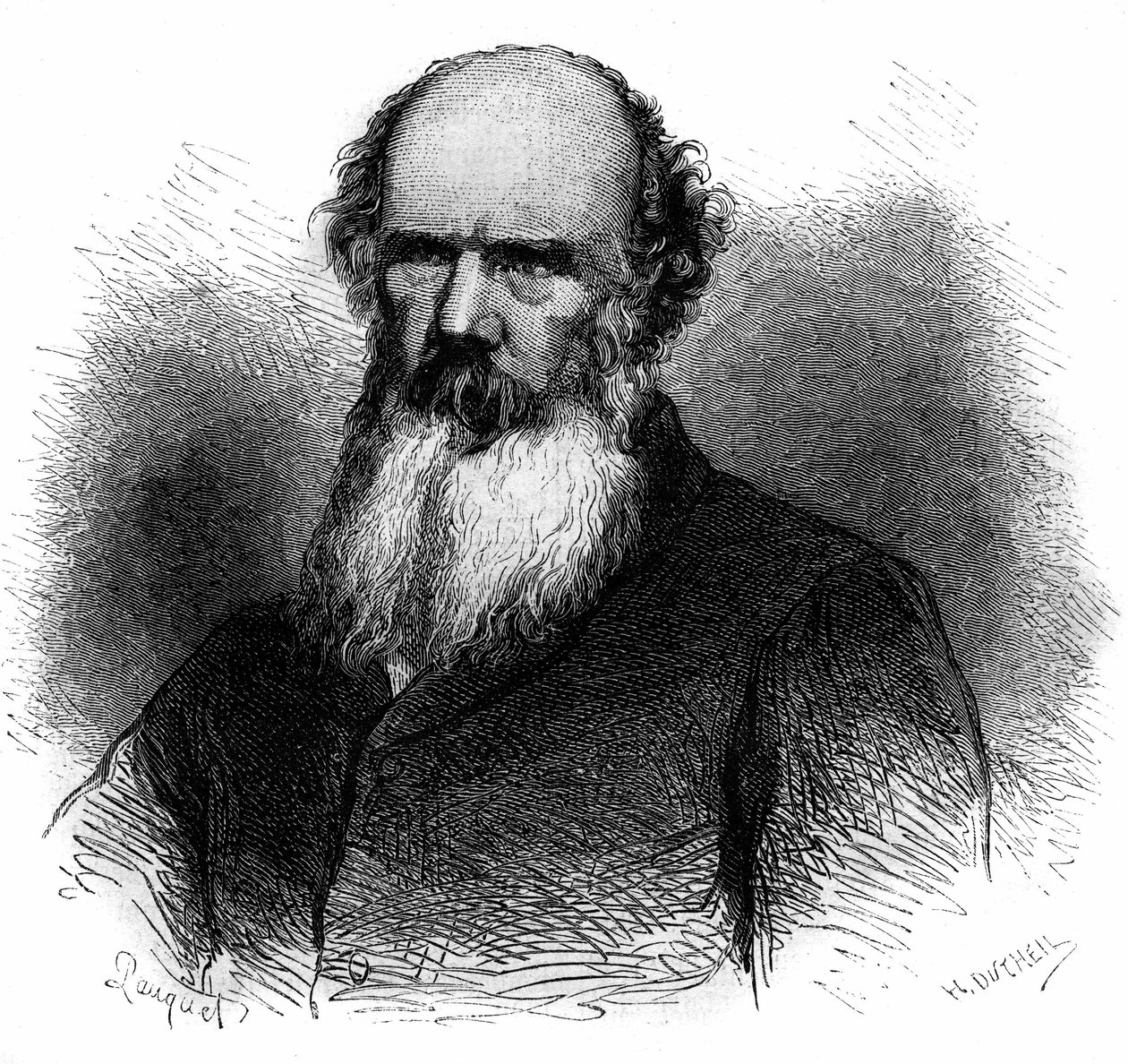 Portrét Samuela Charters Macphersona (1806-1860), britského vojáka a politika. Rytina z roku 1868. od French School