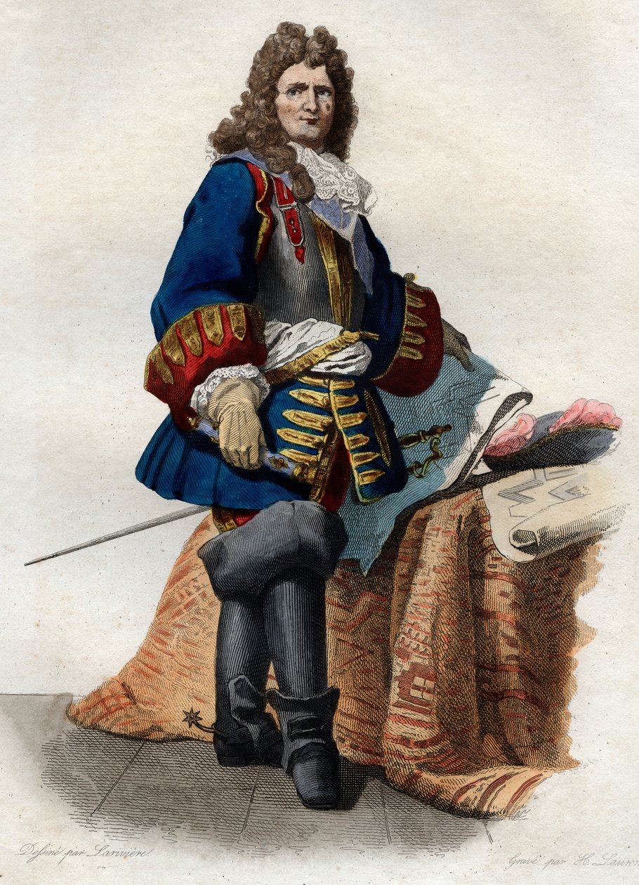 Portrét Sebastiena le Prestre, markýze de Vauban (1633-1707), maršála Francie. od French School