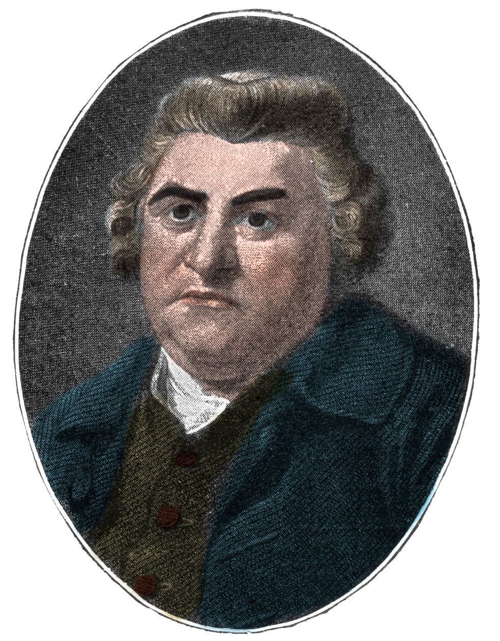 Portrét Thomase Wartona (1728-1790) anglický literární historik, kritik a básník. 19. století. od French School