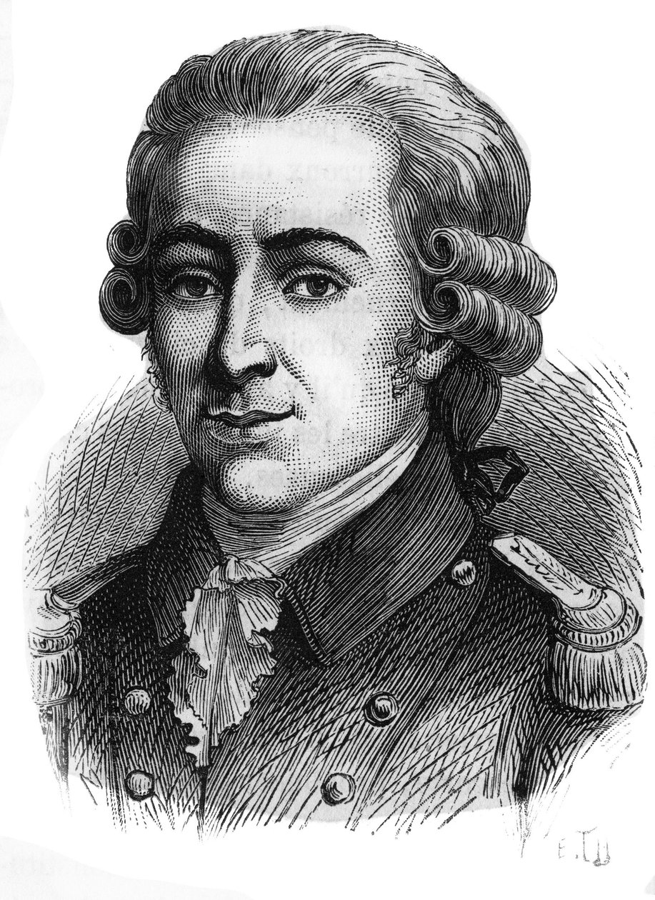 Portrét Thomase de Mahy, markýze de Favras (1744-1790). Rytina z konce 19. století. od French School