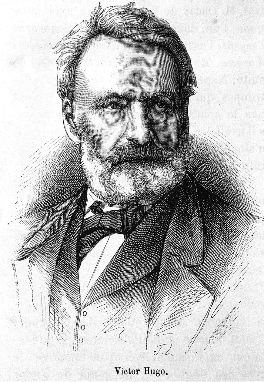 Portrét Victora Huga (1802 - 1885) - v "" L