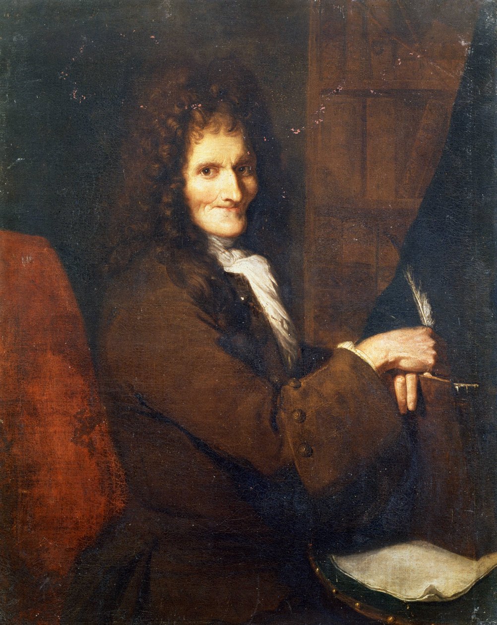 Portrét Voltaira (1694 - 1778) - Muzeum ve Versailles, francouzská škola 18. století. od French School