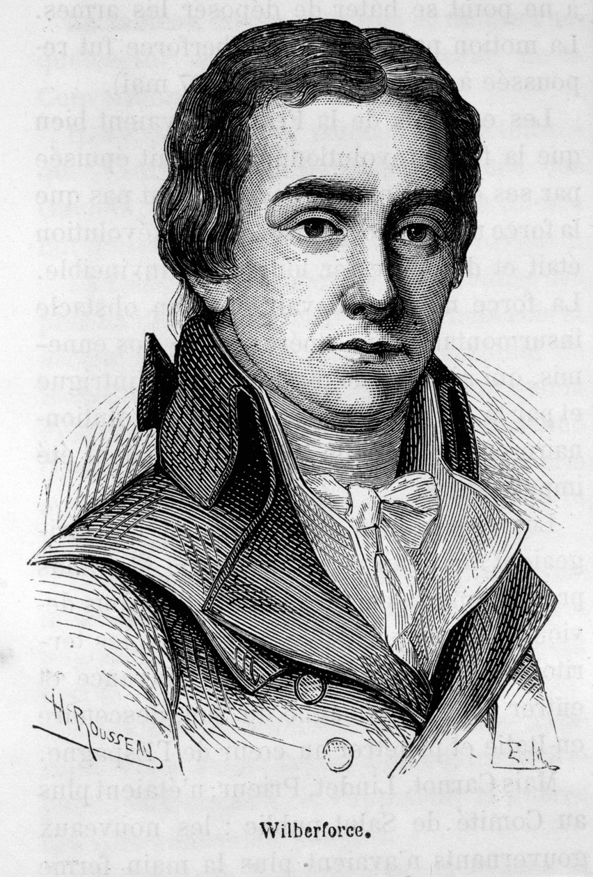 Portrét Williama Wilberforce (1759-1833), anglického politika - v „“L