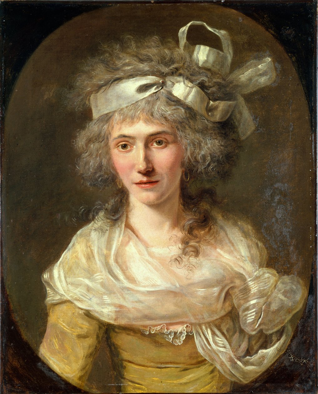 Naisen muotokuva, n. 1785 (öljy kankaalle) od French School