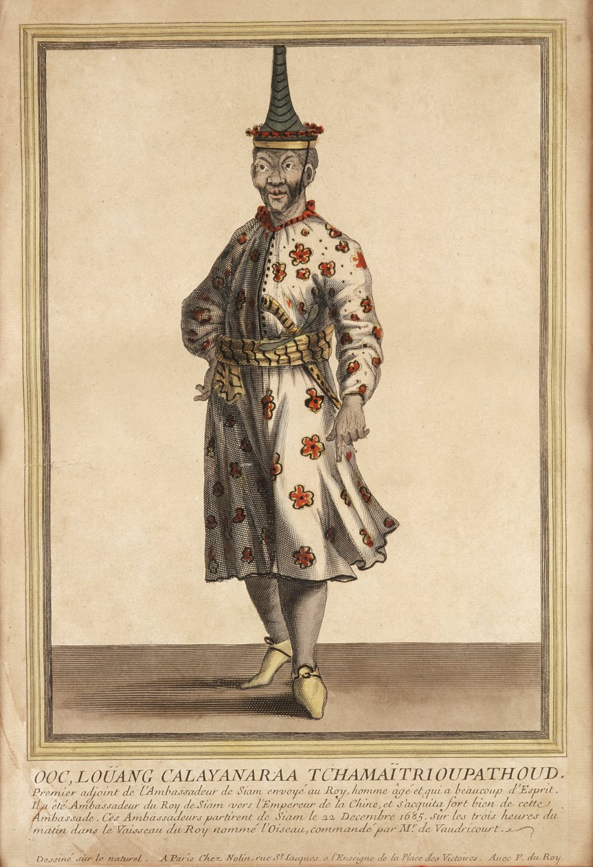 Portrét jednoho ze siamských vyslanců u Ludvíka XIV., 1685 od French School