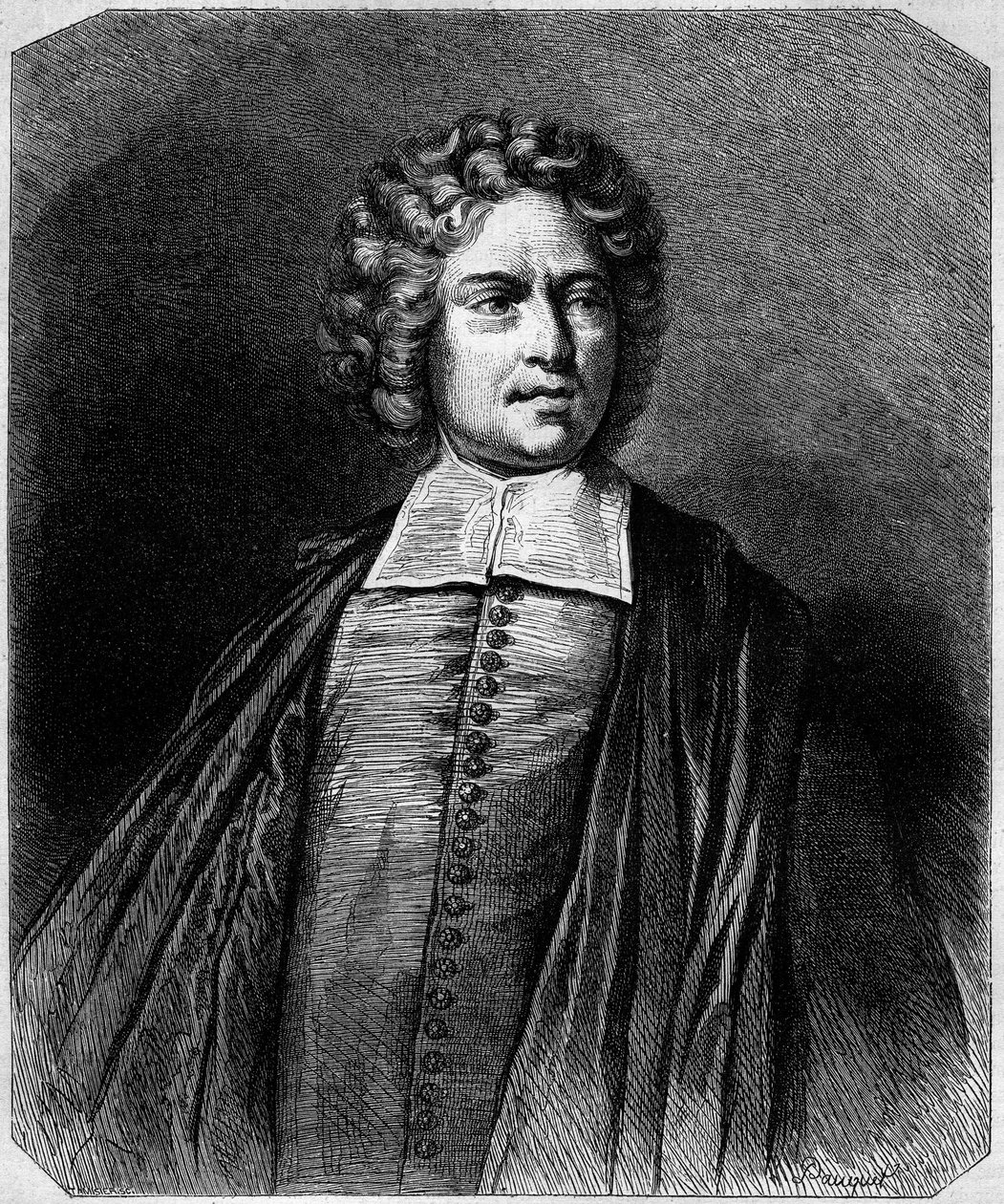 Portrét opatství Saint Peter (Charles Irenee Castel de Saint-Pierre od French School