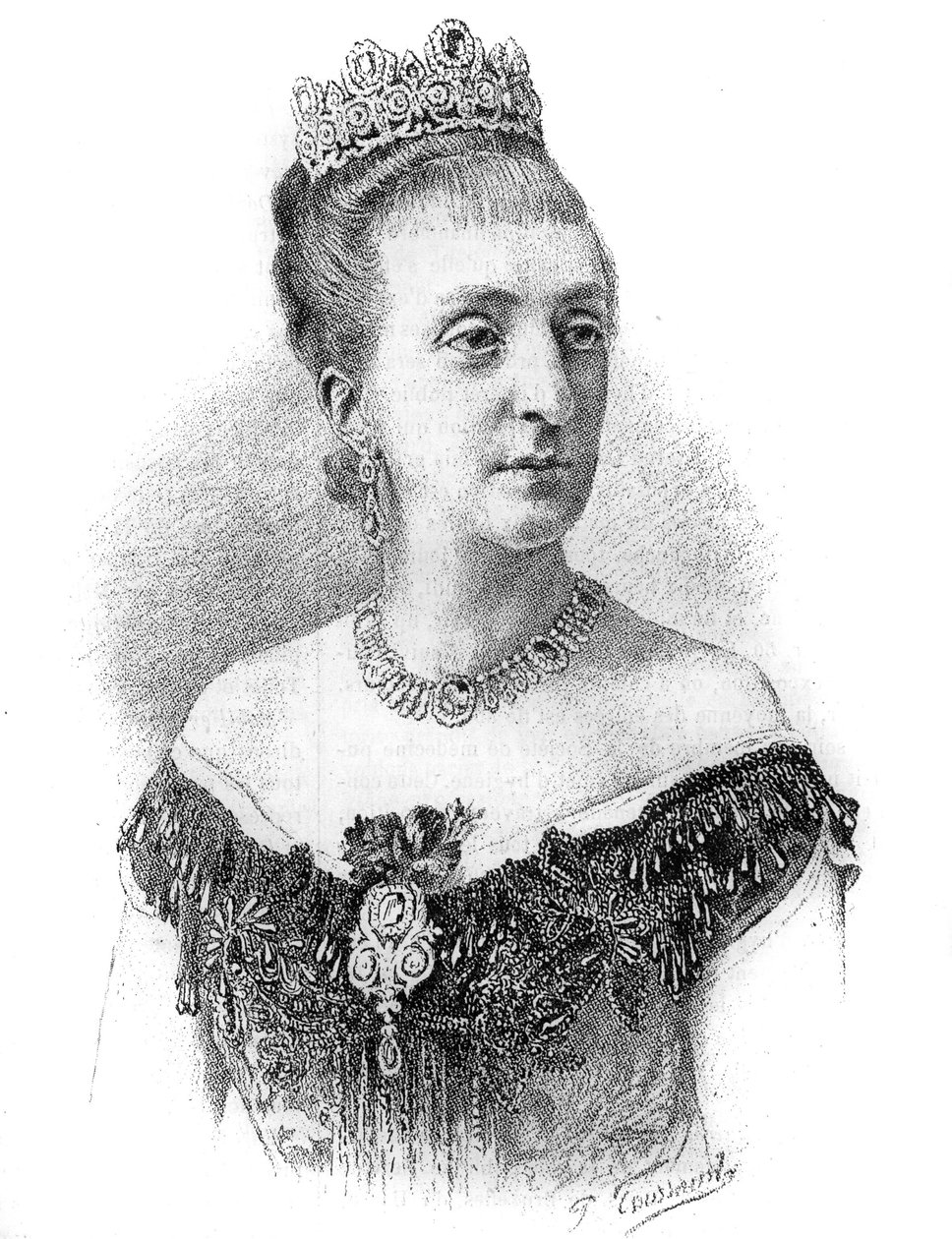 Portrét hraběnky z Paříže, Marie-Isabelle (Marie-Isabelle) d