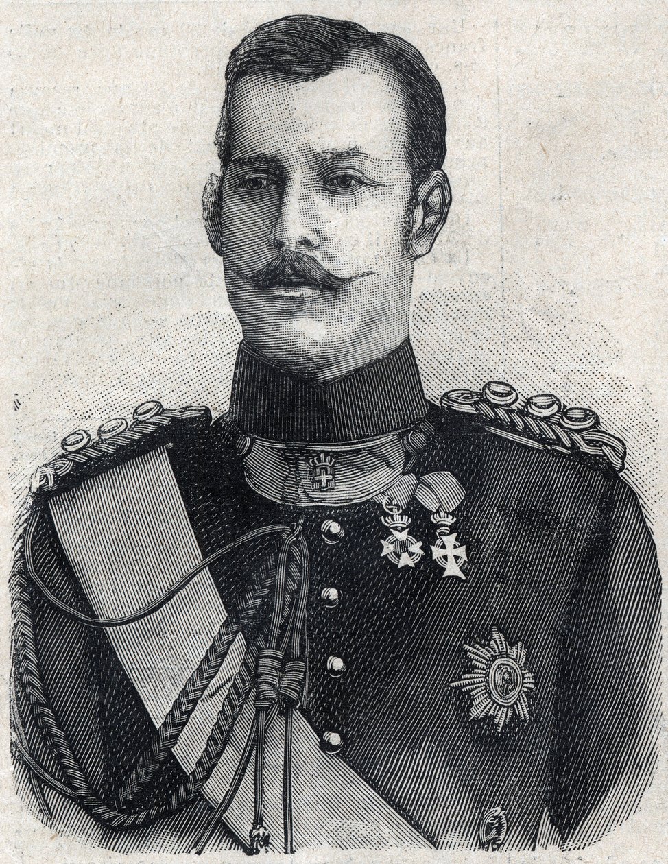 Portrét řeckého korunního prince (který se stal Jiřím I. Řeckým od French School