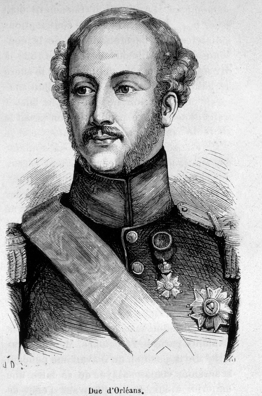 Portrét vévody z Orleansu od French School