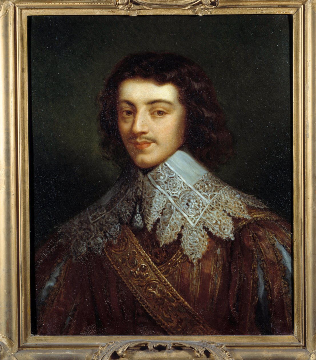 Portrét markýze de Cinq Mars (Henri Coiffier de Ruze od French School