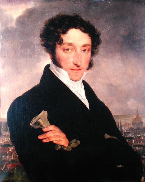 Portrét předpokládaný od Charlese Nodiera (1780-1844) (olej na plátně) od French School