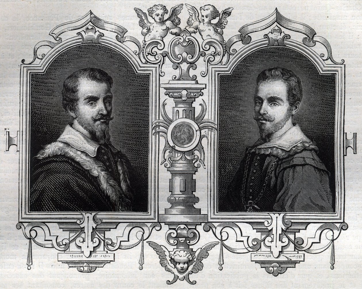 Portréty Horacea (Orazio 1531-1553) a Octave Farnese Octave (Ottavio od French School