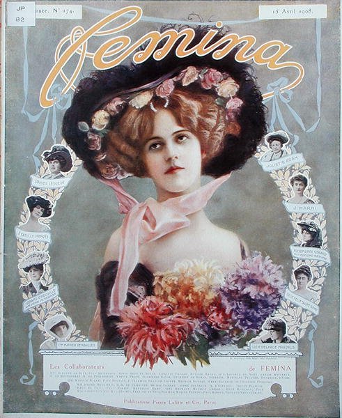 Portréty spisovatelek z časopisu Femina od French School