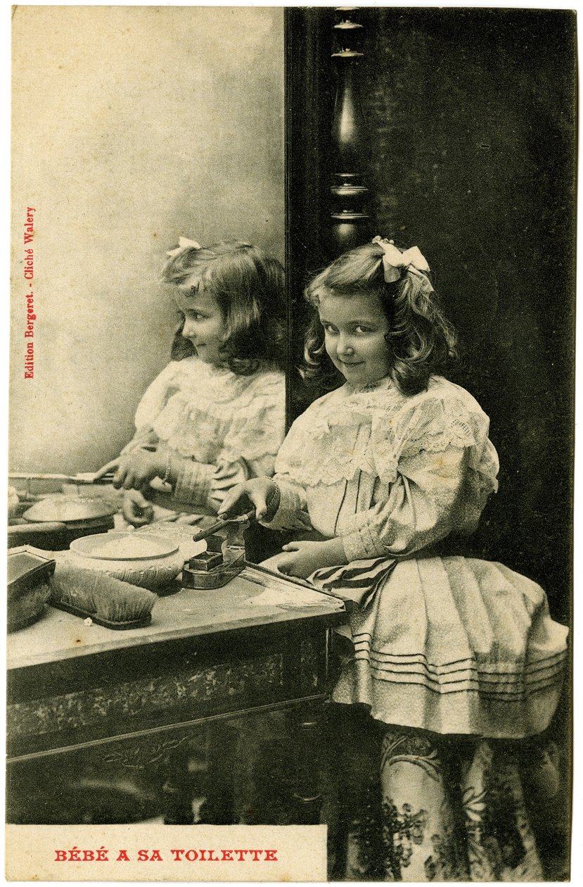 Pohlednice: dítě má svůj záchod, edice Bergeret, klišé Walery (tištěný papír) od French School