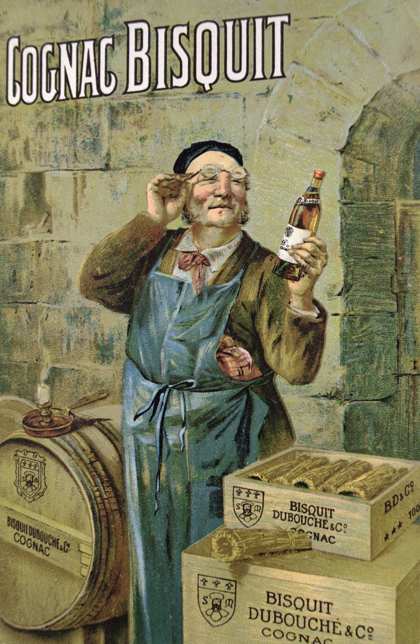 Plakátová reklama Bisquit Cognac od French School