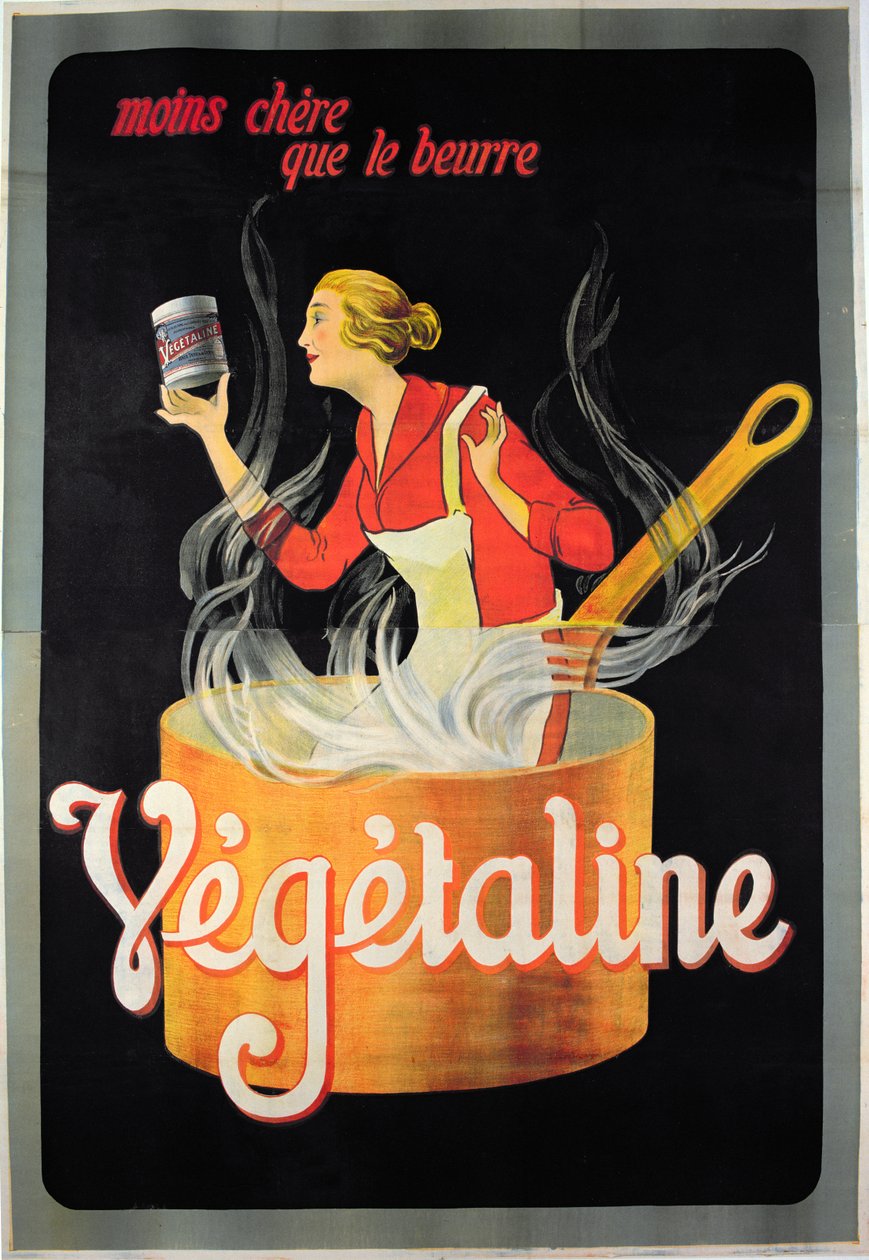 Plakátová reklama Vegetaline margarine od French School