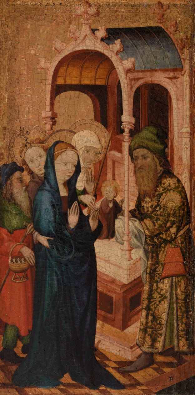 Představení Krista v chrámu, 1400 od French School