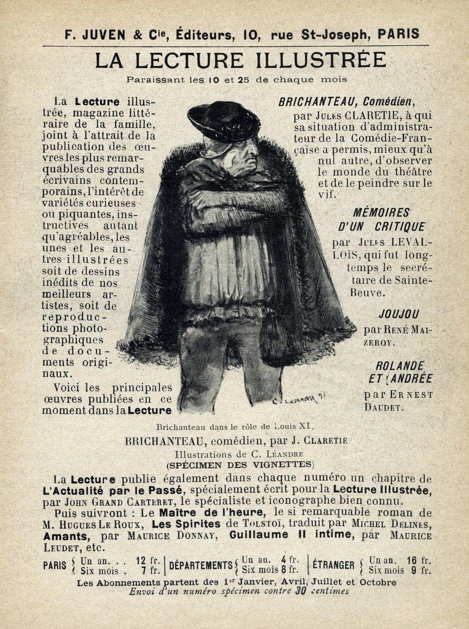 Ilustrované čtení. Publikováno v "Tales de Pantruche et d