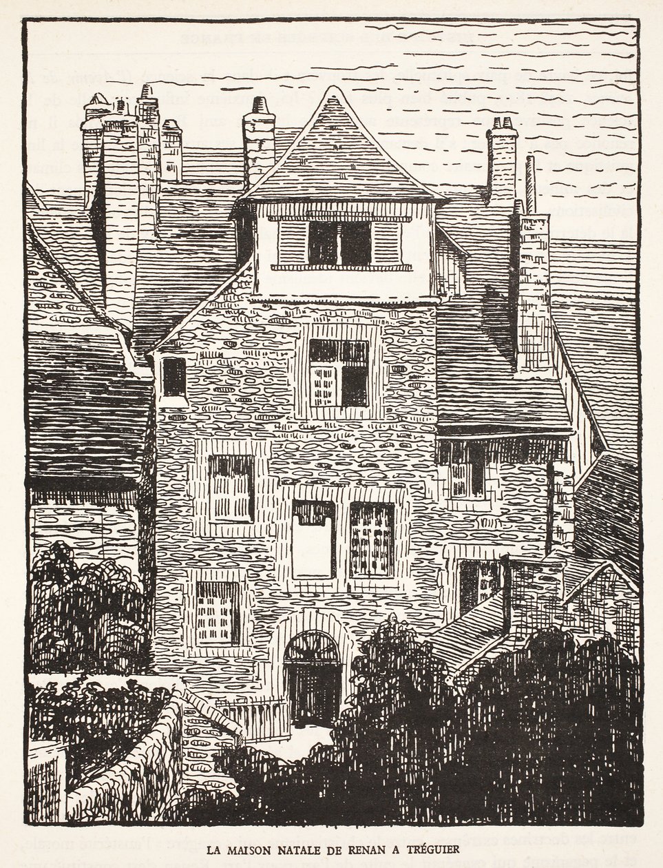 Renans rodiště v Treguier od French School