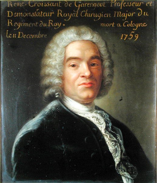 Rene-Jacques Croissant de Garengeot (1688-1759) (olej na plátně) od French School