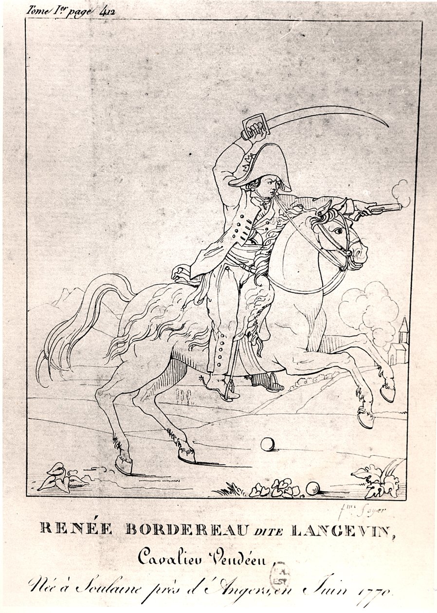 Renee Bordereau, zvaná Langevin (1770-1828) od French School