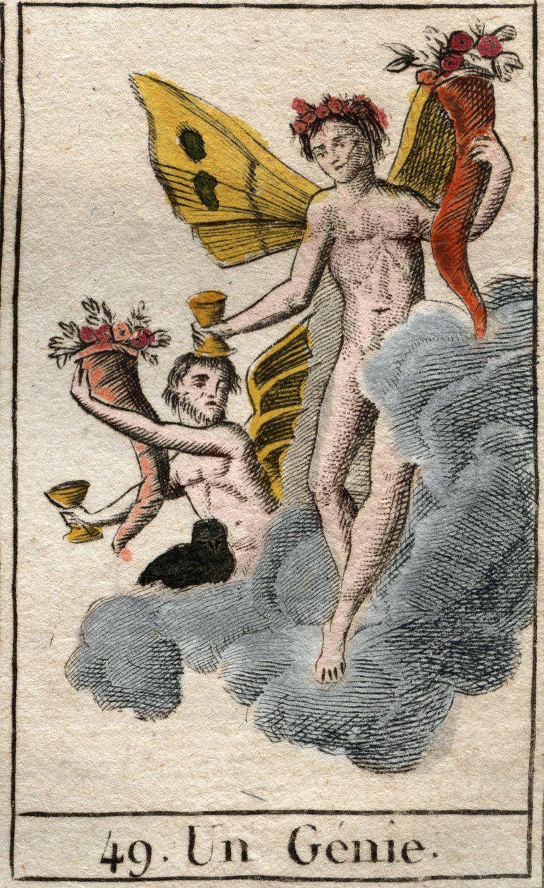 Reprezentace génia přírody. Z „Mytologie mládí“ od Pierra Blancharda 1803. od French School