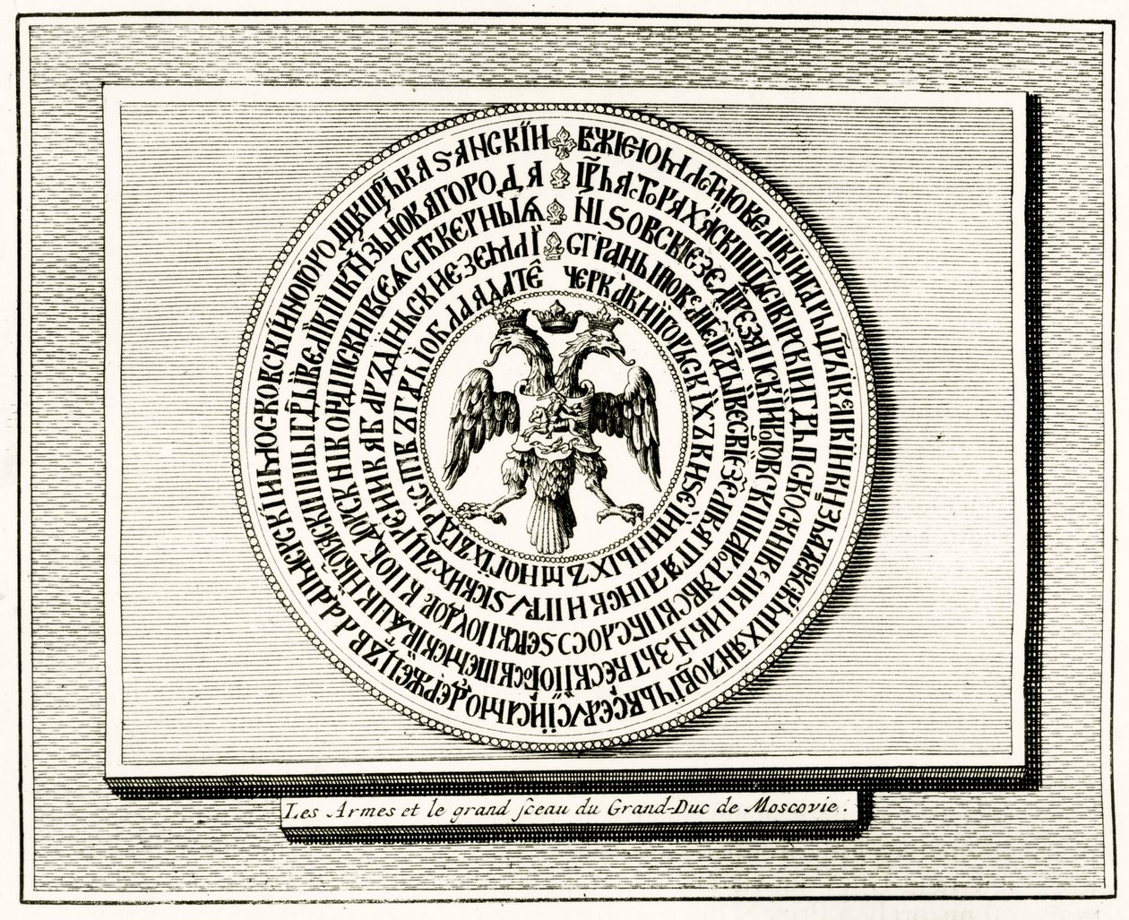 Rub pečeti Ivana III. z roku 1472 od French School