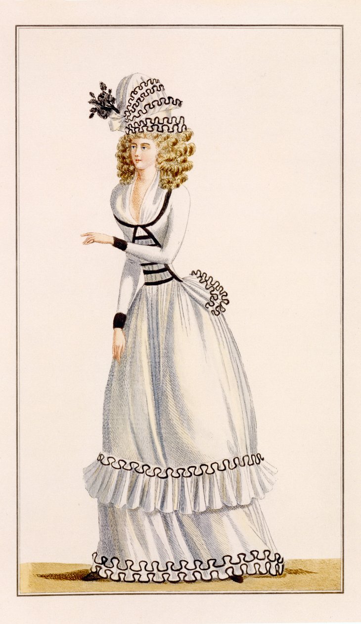 Šaty Demi Demie z Journal of Fashion and Taste, 1790 od French School