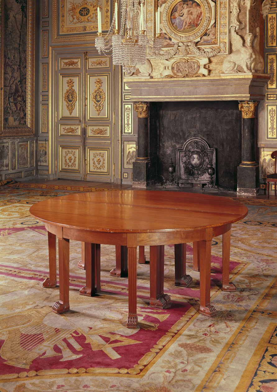 Kulatý stůl ve stylu doby ředitelství, 1795-99 od French School