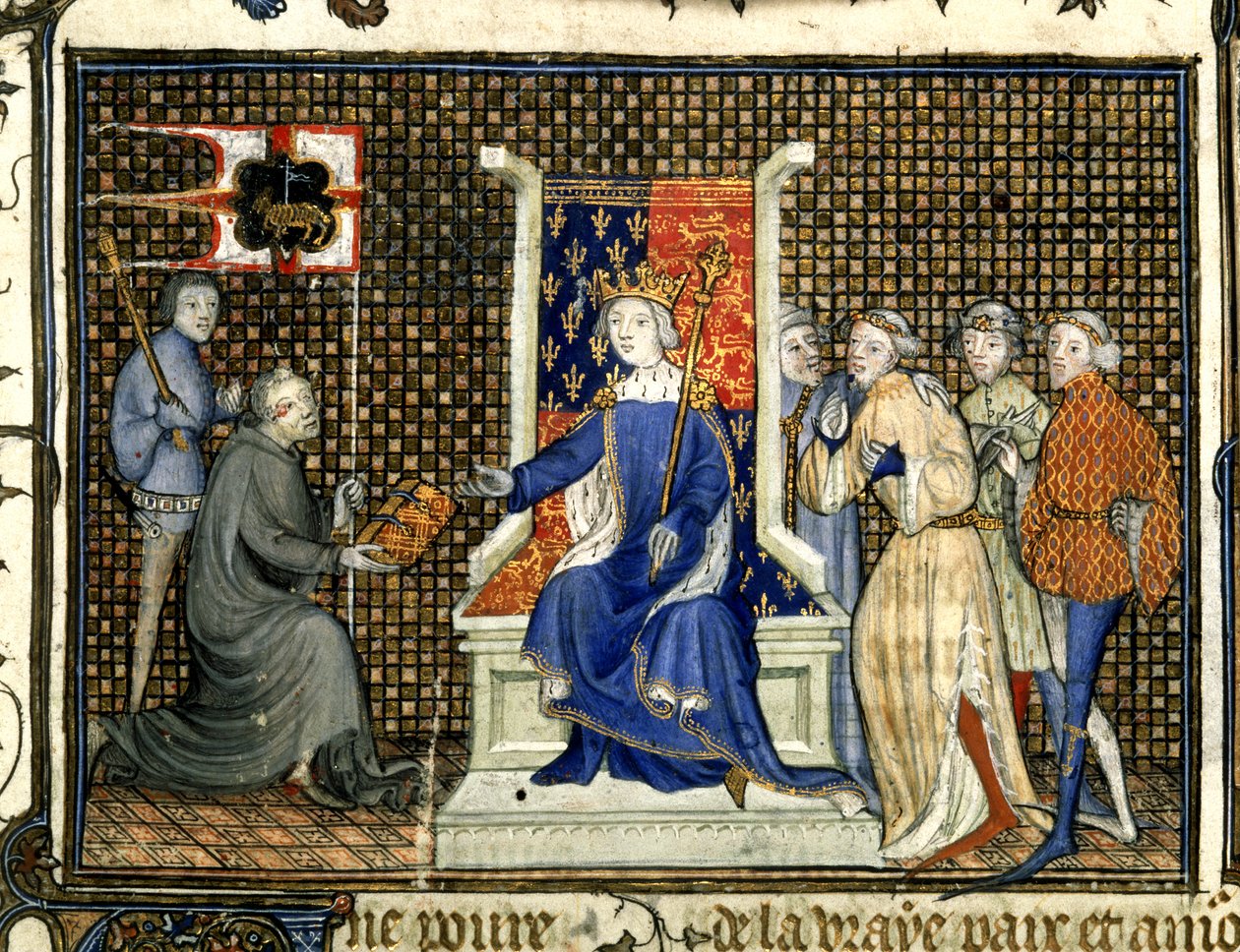 Royal 20 B. VI, f.2 Prezentace pro Richarda II., z 