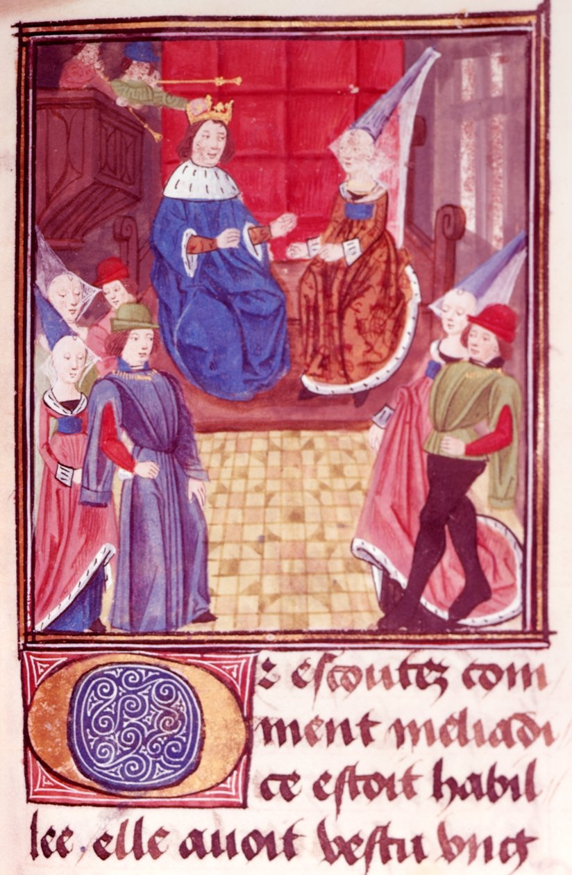 Royal 20 C.II fol.159 Cleriadus a Meliadice, z 