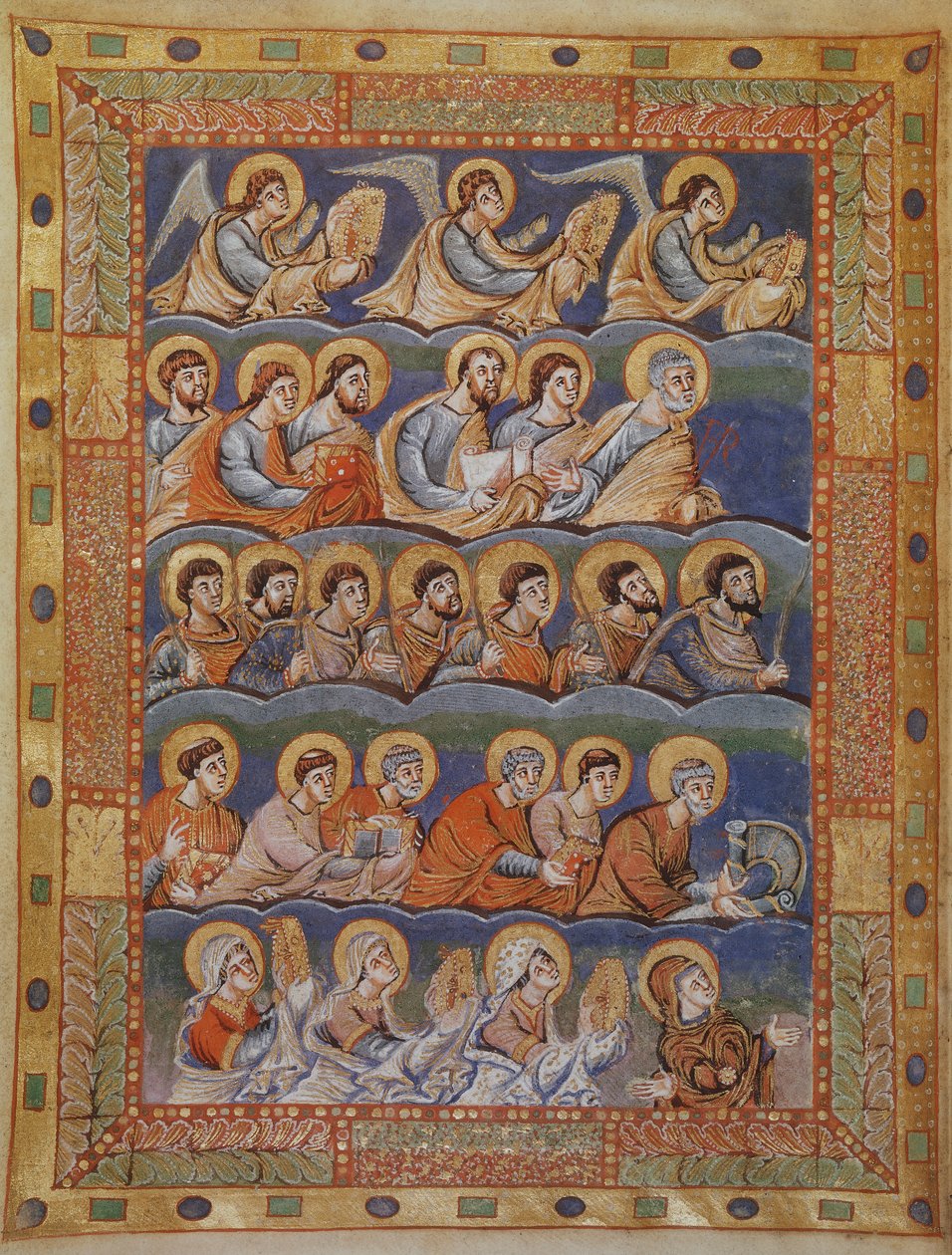 Sacramentary of Saint-Denis, Francie, 9. století od French School