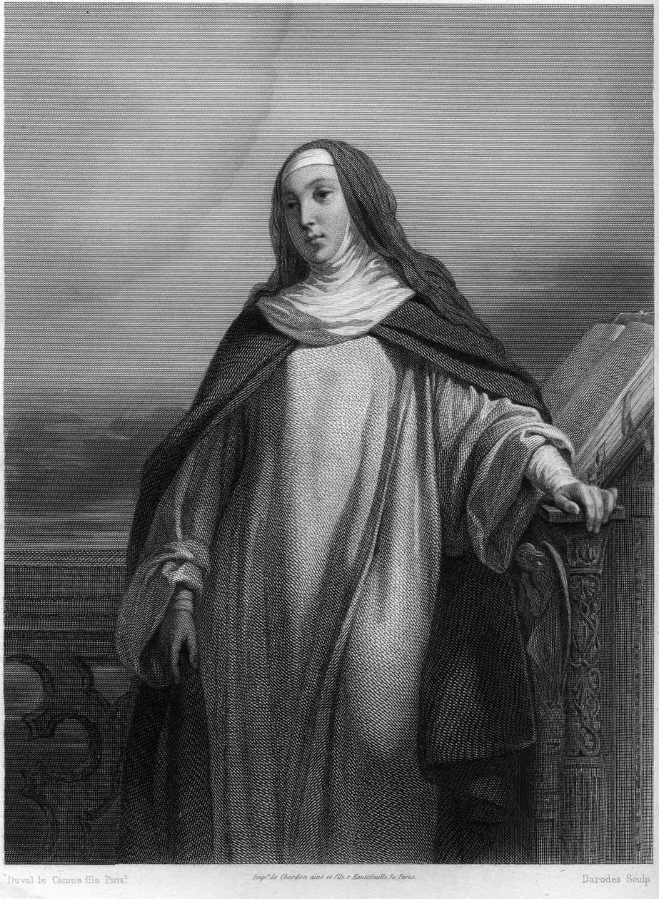 Svatá Johanka z Chantal (1572-1641), v „Svaté ženy“ od French School