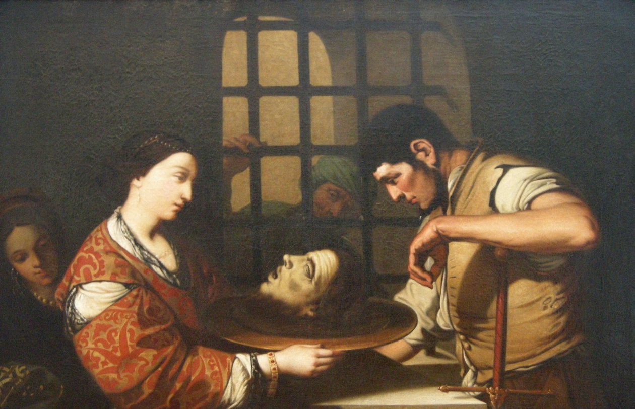 Salome s hlavou Jana Křtitele od French School