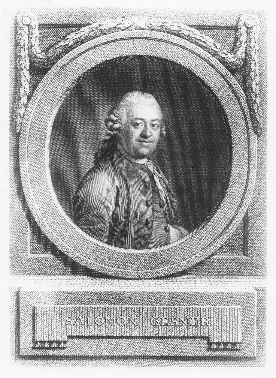 Salomon Gesner (rytina) od French School