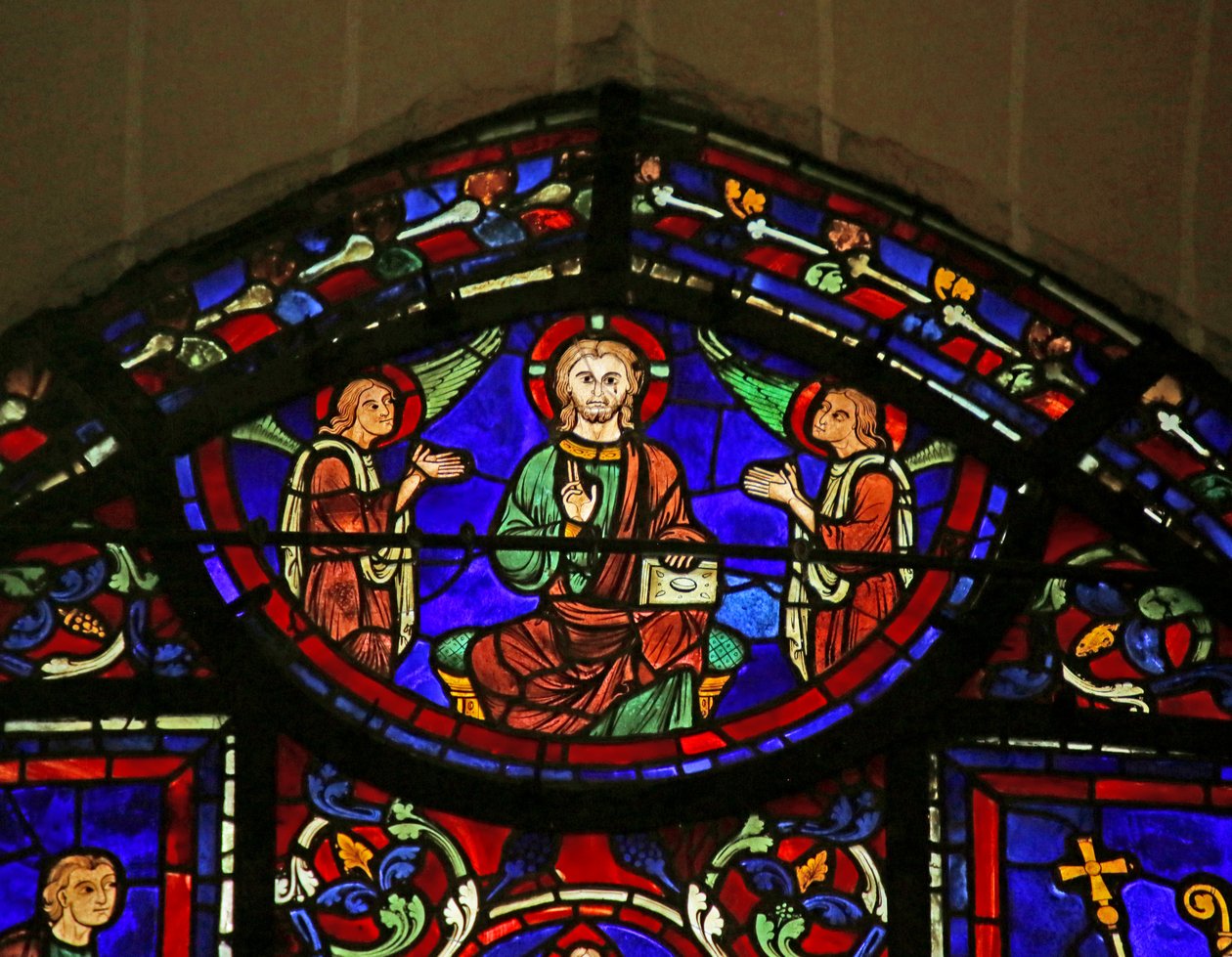 Scéna ze života svatého Martina, katedrála v Chartres od French School