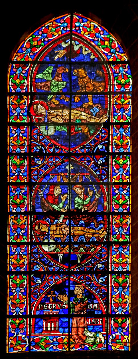 Scény týkající se smrti svatého Vincenta; dárce Petrus Baillart (w110) od French School