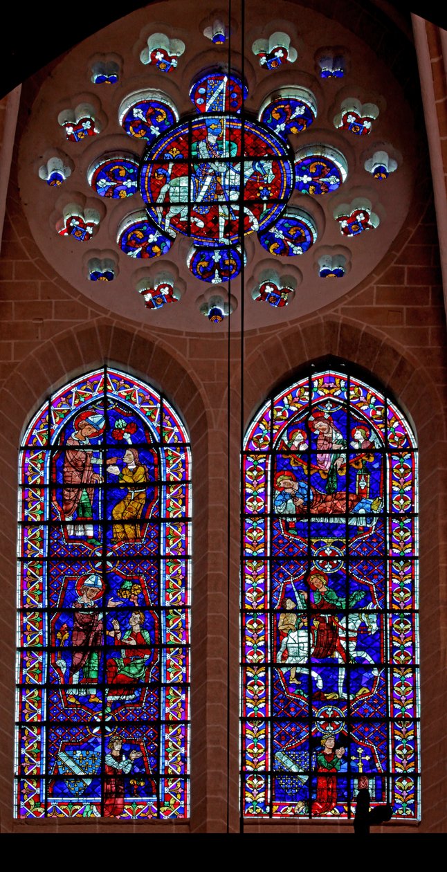 Výjevy ze života sv. Martina; dárce - Thibault VI, hrabě z Chartres (w109) od French School