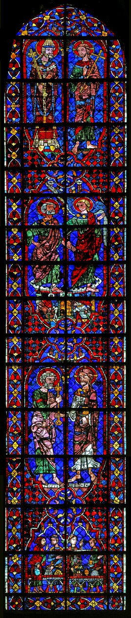 Scény ze života svatého Petra s dárci - směnárníky (w105) od French School