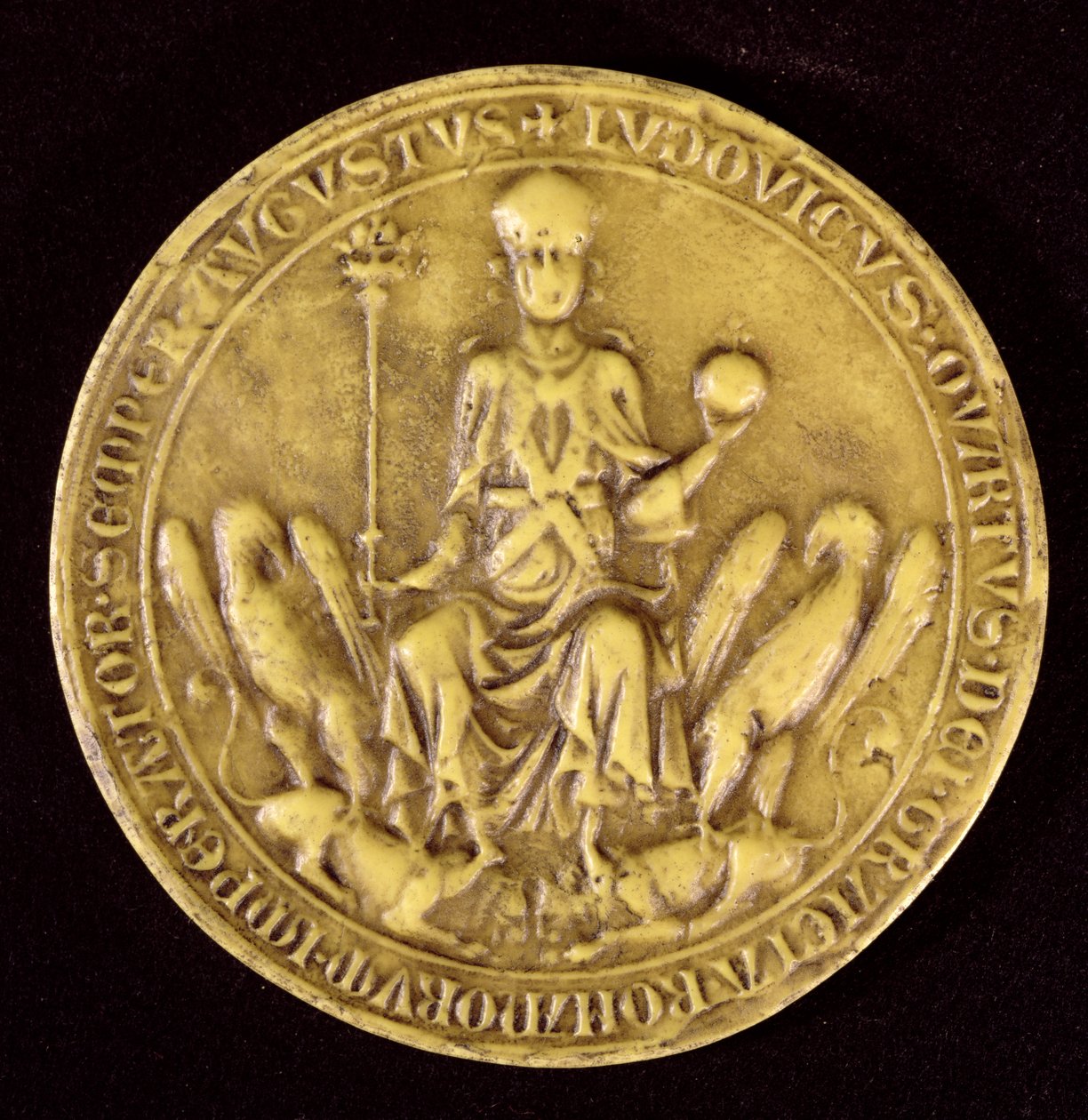Pečeť Ludvíka IV. de Baviere (1287-1347) 13.-14. od French School