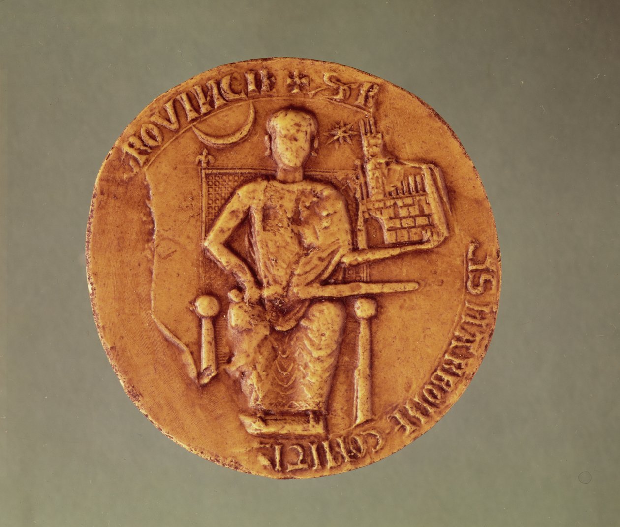 Pečeť Raymonda VI. (1156-1222) hrabě z Toulouse, 1204 od French School