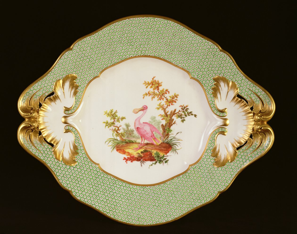 Sevres znamená mísu pro službu Eden, 1788 (porcelán) od French School